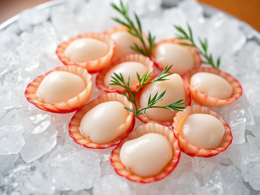 Coquilles Saint-Jacques fraîches, goût délicat